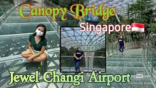 Canopy Bridge at Jewel  changi Airport Singapore/ Jewel waterfalls/Buhay OFW