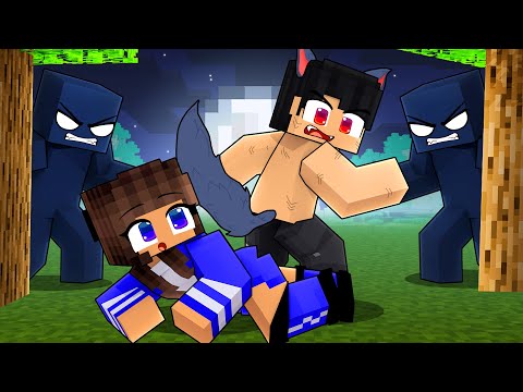 Virei um LOBO ALFA e salvei a Minha CRUSH no Minecraft