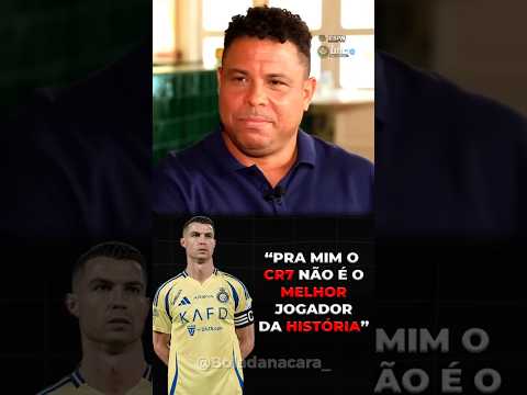 🚨 RONALDO NÃO CONCORDA: "CR7 NÃO É O MAIOR DA HISTÓRIA."  #futebol #viralvideo #cr7 #cristiano