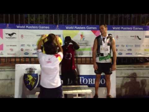 Remise de médailles - Finale 100m M30