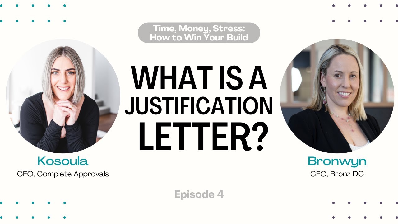 What is a letter of justification?