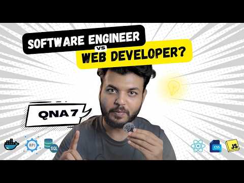 Software Engineer vs Web Developer (the differences)