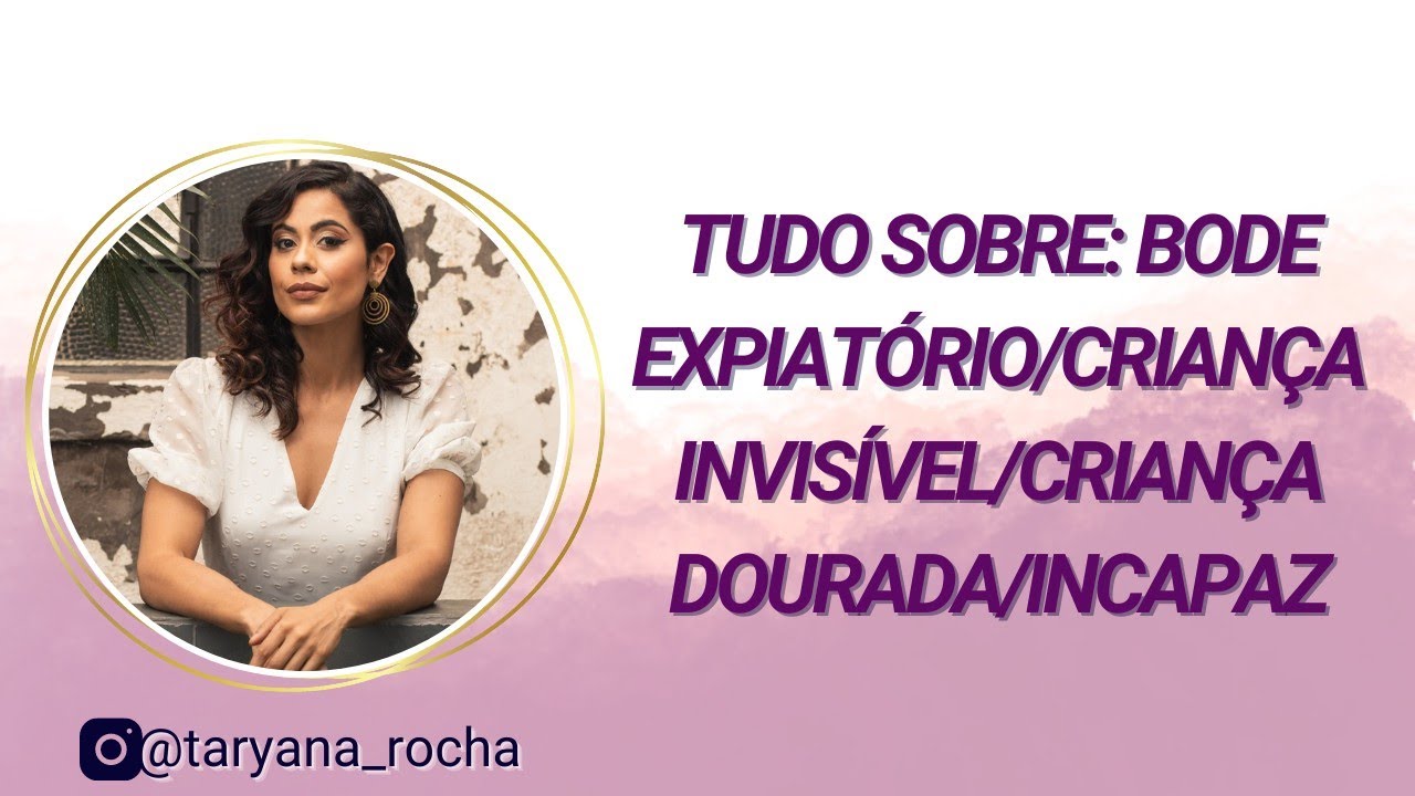"Porque fui bode expiatório/criança dourada/criança invisível/incapaz?"