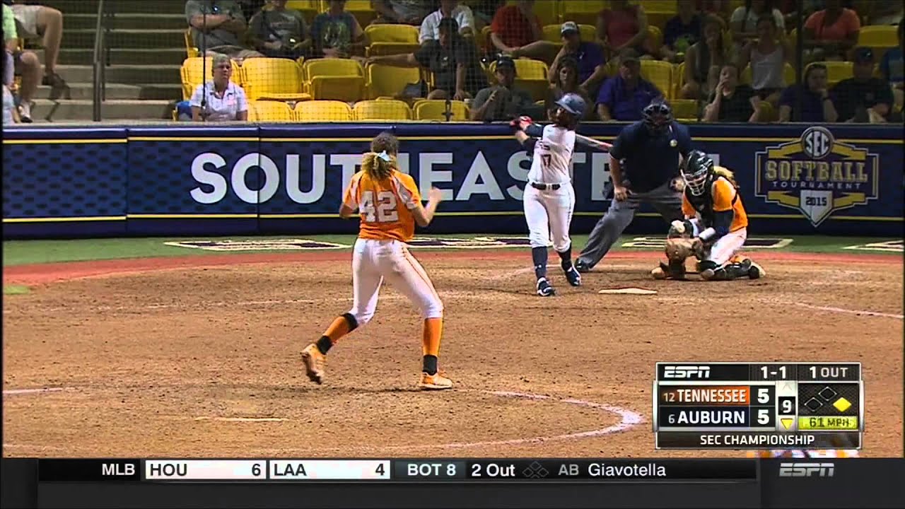 2015 SEC Softball Championship Bottom of 9th