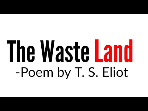 The Waste Land: Poem by T. S. Eliot in Hindi "The Burial of the Dead"