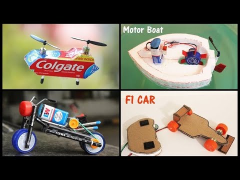 4 Creative DC Motor projects