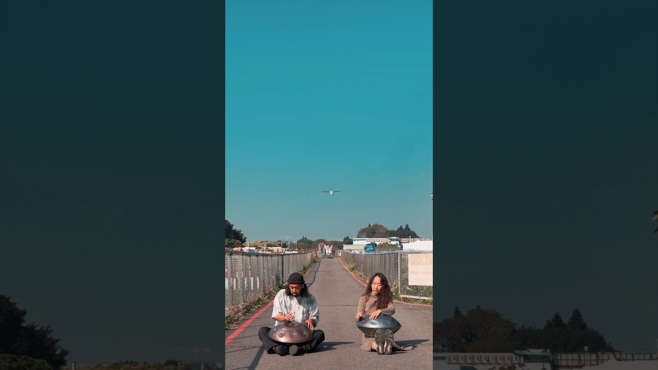 台湾台湾の女性ハンドパン奏者、莉酸と一緒にSky Fishを演奏しました