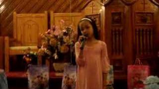 Kailyn singing Holy God by Joann Rosario