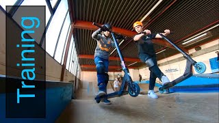 Personal Training mit Kiran. Total genial und spannend … Stunt Scooter im SketchyPlace in Sarstedt