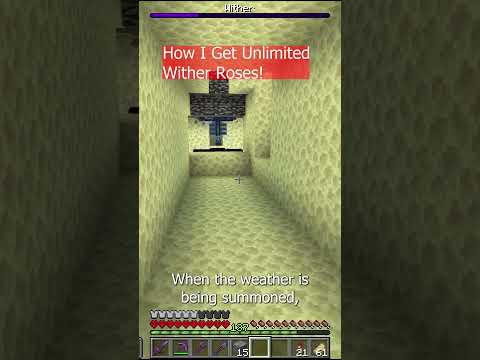"Ultimate Wither Rose Farming Tutorial!" #minecraft