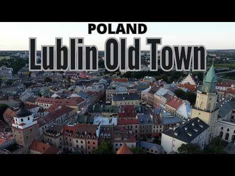Lublin Old Town - 4K drone video