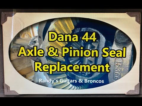 Dana 44 - Axle & Pinion Seal Replacement