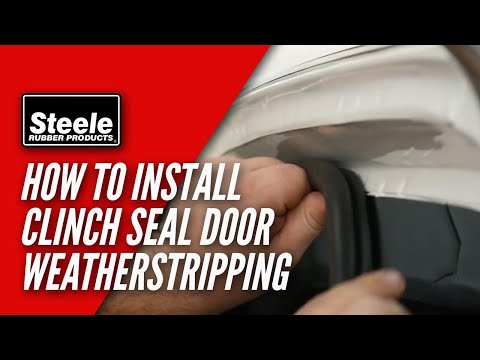 How To Install Clinch Seal Door Weatherstripping