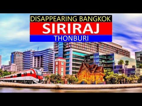 ✅ Siriraj Thonburi | Bangkok inexplorada | Do outro lado do rio Chao Phraya | Ferrovia | Mercado |