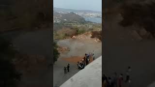 preview picture of video 'Udaipur city view from sajjangadh monsoon palace'