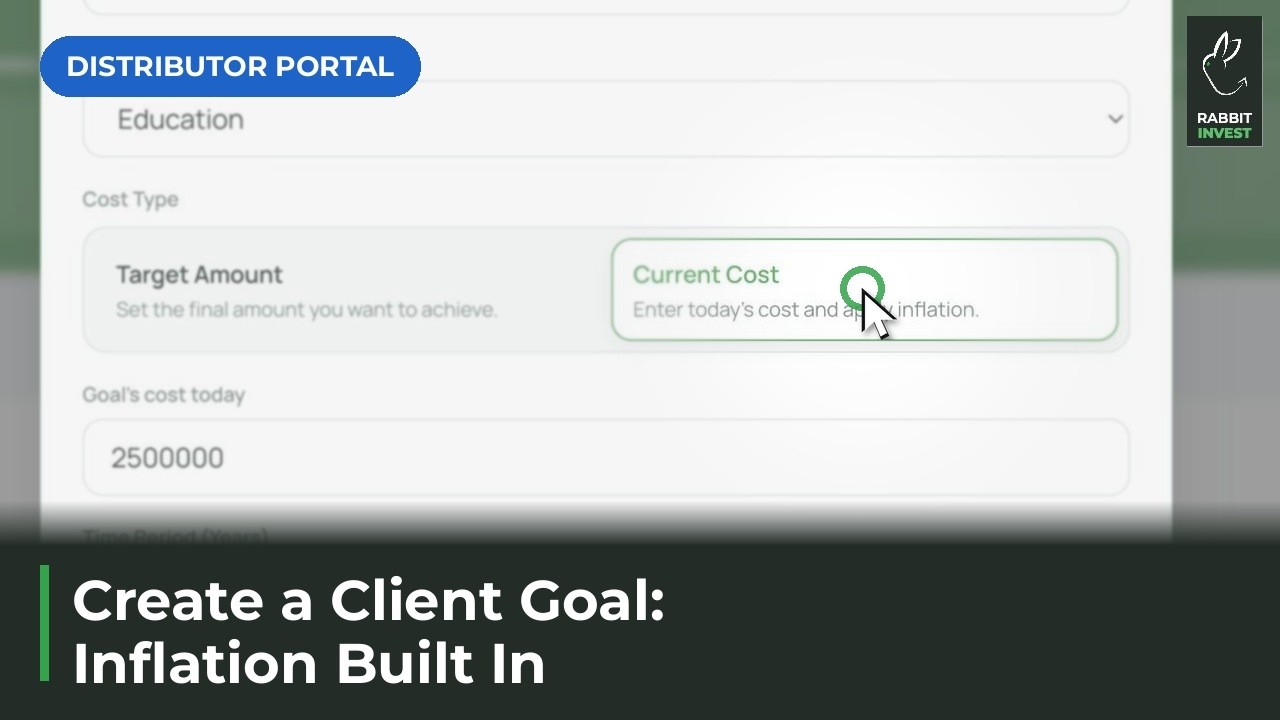 Create a Financial Goal for Your Client