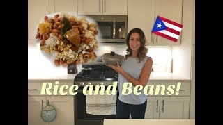 How to make rice and beans! | Puerto Rican Style