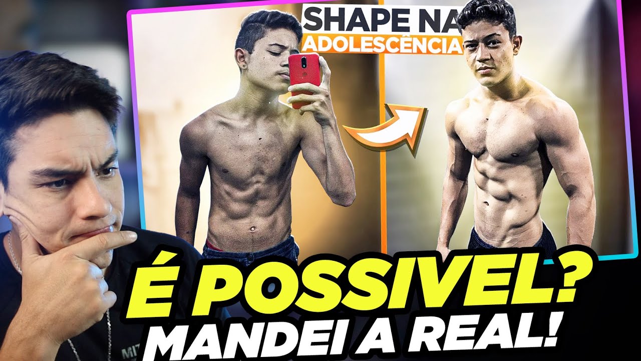 5 DICAS PARA ADOLESCENTES! 👀 COMO Ganhar massa e perder gordura da maneira CERTA!