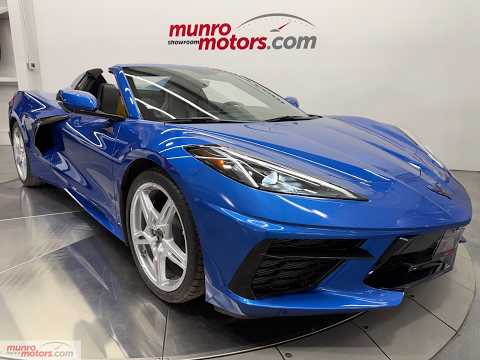 2023 Chevrolet Corvette Stingray Convertible 1LT in Blue for sale at Munro Motors in Brantford, ON