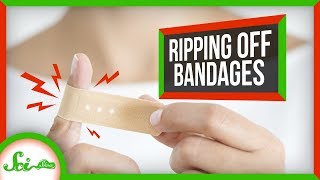 Does Ripping Off a Bandage Hurt Less?
