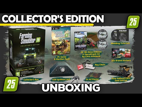 FARMING SIMULATOR 25 COLLECTORS EDITON UNBOXING