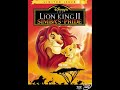 Opening To The Lion King 2 Simba S Pride 1999 DVD