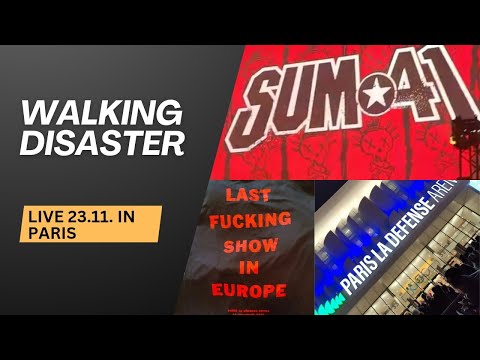 Thumbnail for Sum 41 - "Walking Disaster" (Live @ Paris La Défense Arena - 23/11/2024) *emotional* by L.A.B., Sum 41, Deryck Whibley, Concert, NME, Dave Baksh, Frank Zummo, Y&T