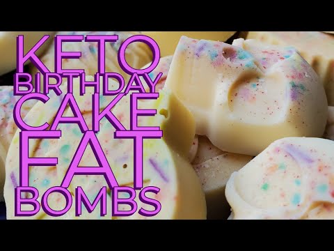 Keto BIRTHDAY CAKE Fat Bombs | How To Make | 3 Ingredients | Low Carb Air Fryer Recipe