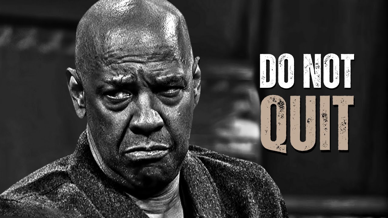 DO NOT QUIT MAN - Motivational Speech