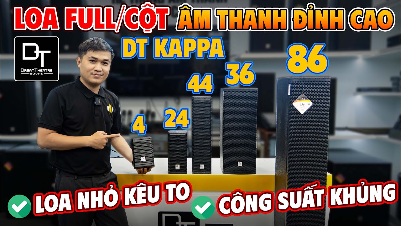 Video sản phẩm Loa DT Kappa 36