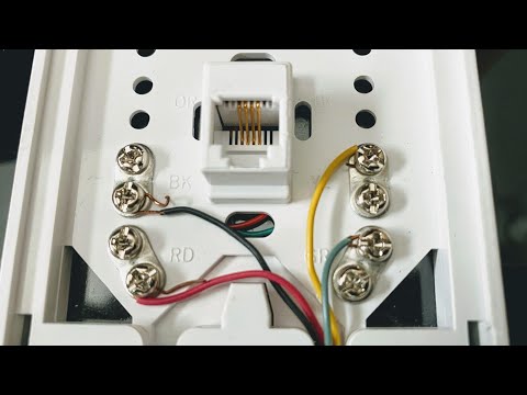 Wiring a Home Phone jack
