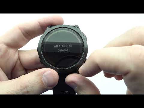 How to reset Garmin Fenix 7X Sapphire Solar Black DLC Titanium 4K