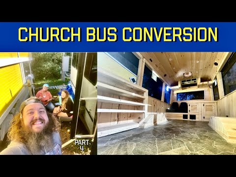 Finish Carpentry - Church Bus Conversion