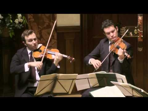 Doric String Quartet - Schumann String Quartet Op. 41 No. 3 - 1st Movement