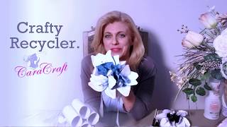 How to Make a Bouquet of Flowers out of Recycled Toilet Paper Rolls