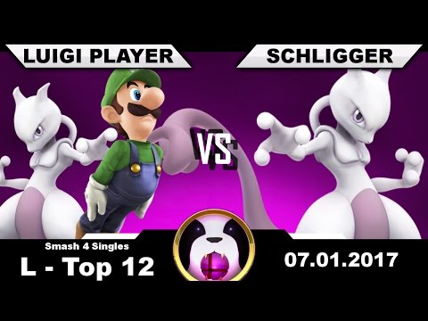 PPT-W17 - BSD | Luigi player (Luigi, Mewtwo) Vs. Schligger (Mewtwo) - Losers Top 12 - Smash 4