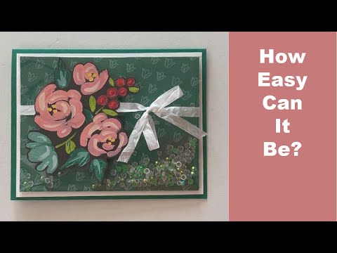 Easiest Shaker Card Ever- Make It in Minutes!