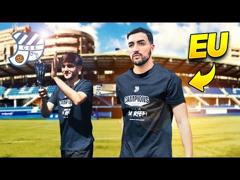 ENTREI NO CAMPO EM UM JOGO DO CAMPEONATO ESPANHOL! CE Europa 6 x 0 Espanyol B