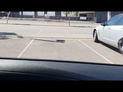 Parking in a bay using reverse camera in 1 minute.(Note:This is not reverse parallel parking).