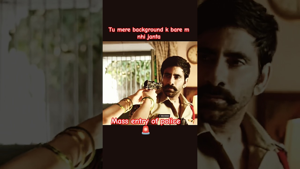 Police enquiry lambhi chalti h 🚨 crack movie 🔥Ravi Teja,💀 #shorts #shortsfeed #viral