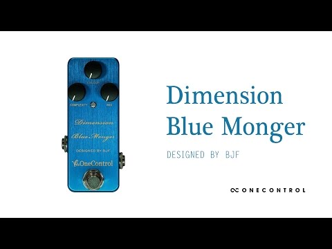 One Control Dimension Blue Monger Modulation Guitar Effect Pedal 