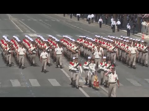 5  Légion étrangère   French Foreign Legion on parade. 2024