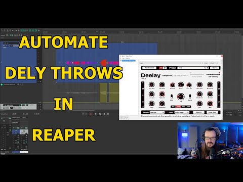 How to automate delay throws in Reaper