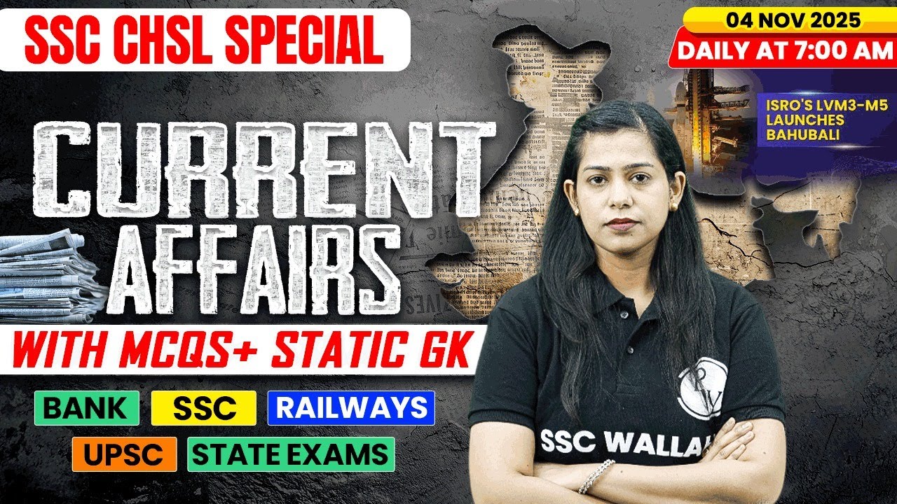 Current Affairs Today | 04 November Current Affairs 2025 | Daily Current Affairs | By Krati Mam