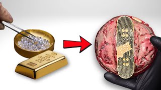 First Ever SOLID GOLD & DIAMOND SKATEBOARD