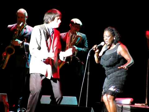 Beatle Bob and Sharon Jones dancing at the Pageant, St. Louis, December 5, 2008