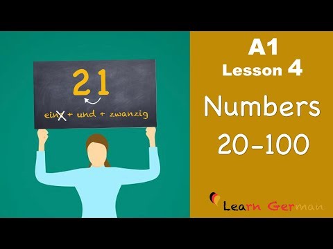 Learn German | Numbers Part 1 | Zahlen | German for beginners | A1 Lesson 3