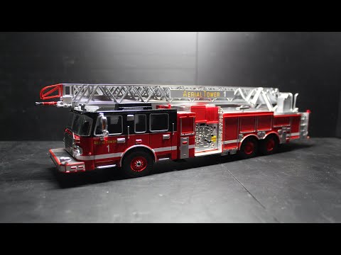 1:43 IXO Smeal 105' Aerial Truck Unboxing (Chicago FD) [4-15-2021]