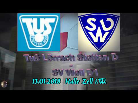 TuS Stetten D - SV Weil D1 Halle Zell 13.01.2018