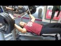 Bench Press & 50kg Weighted Dips Bodybuilding Training David Catherall